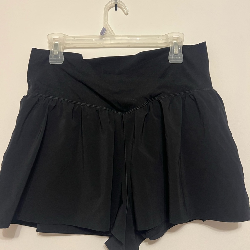 Aerie Crossover Shorts - Black